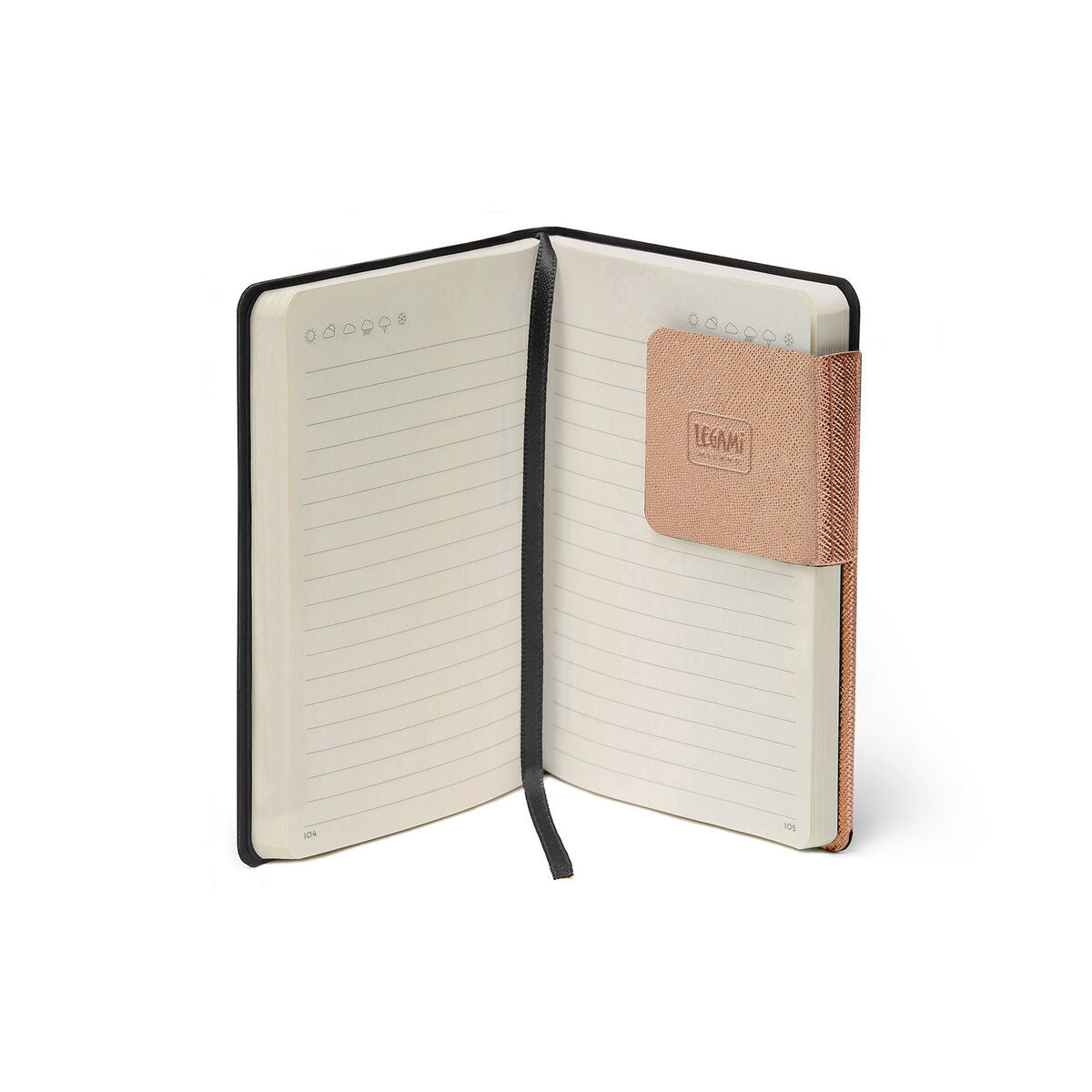 Notebooks | Legami Small Notebook lined Gold by Weirs of Baggot Street