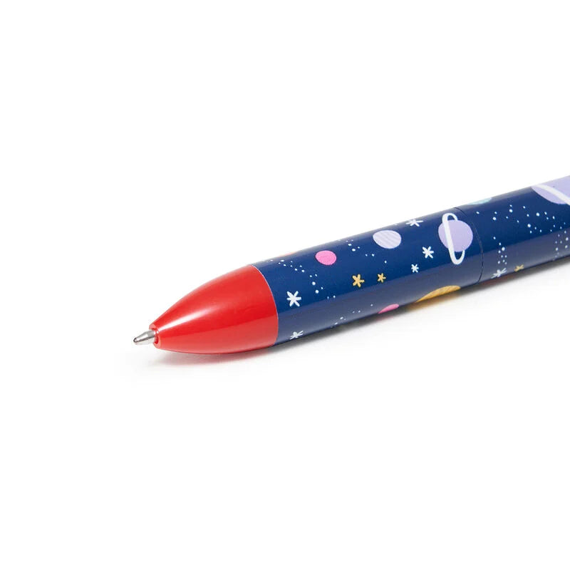 Back to School | Legami Two Colour Ballpoint Pen - Space by Weirs of Baggot St