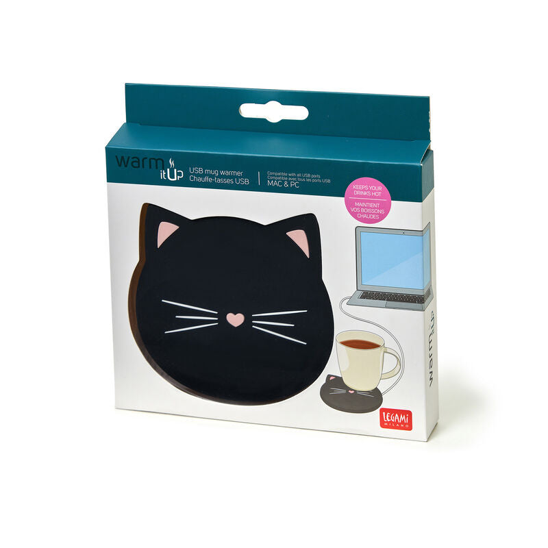 Tech | Legami USB Mug Warmer - Kitty by Weirs of Baggot St