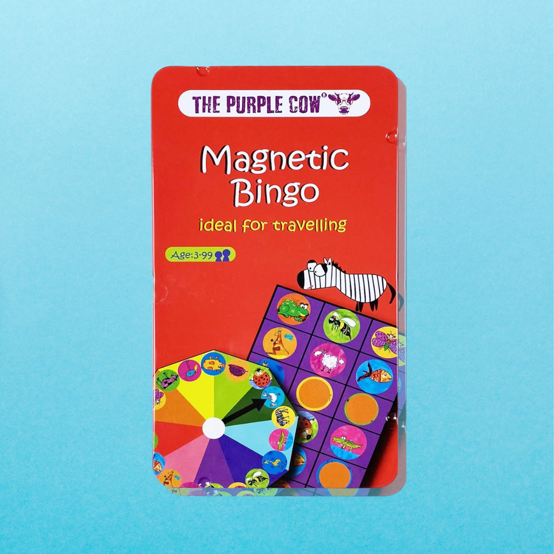 Magnetic Bingo Magnetic Travel Game Purple Cow Magnetic Games by Weirs of Baggot St