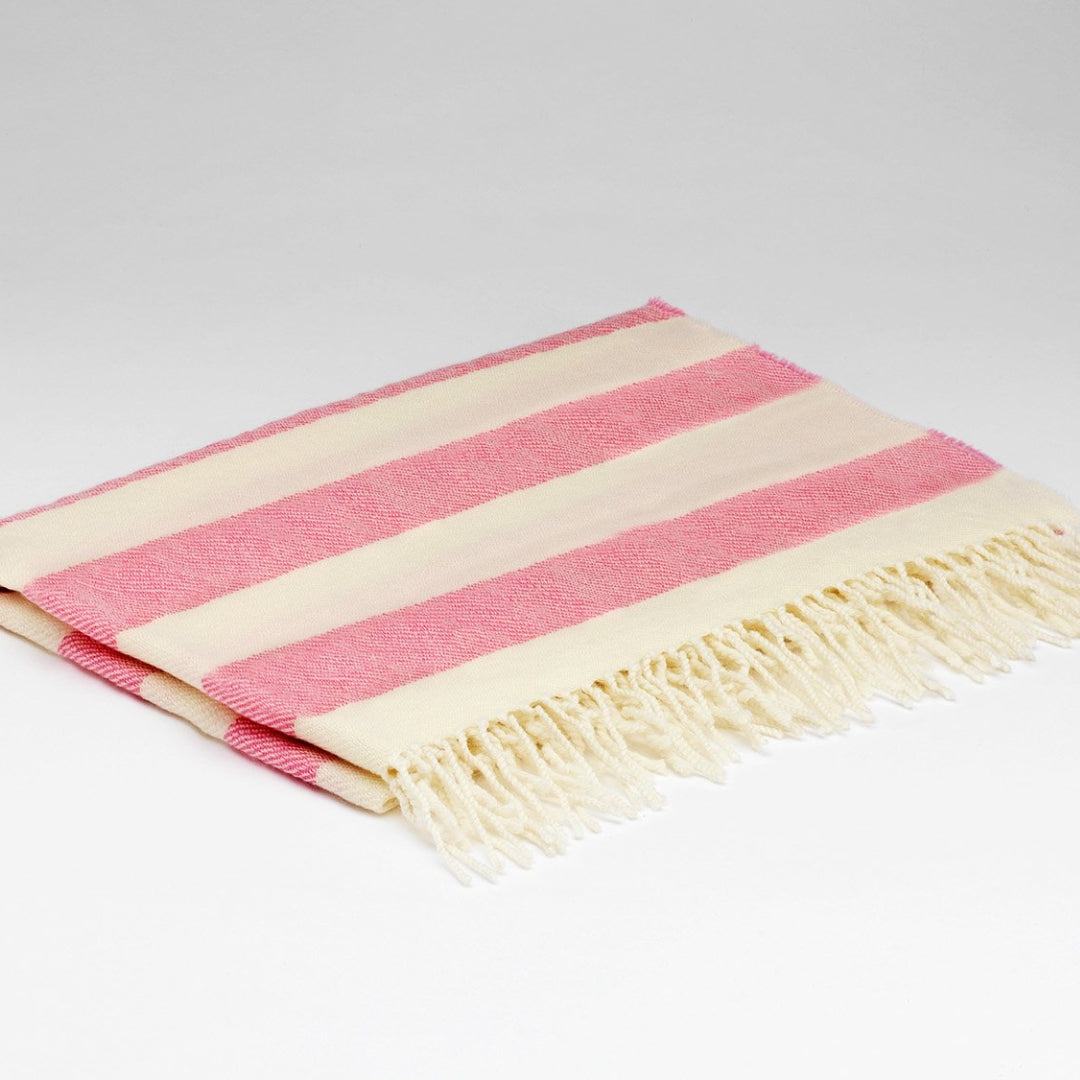 McNutt of Donegal | Lambswool Baby Blanket Whispering Pink by Weirs of Baggot Street