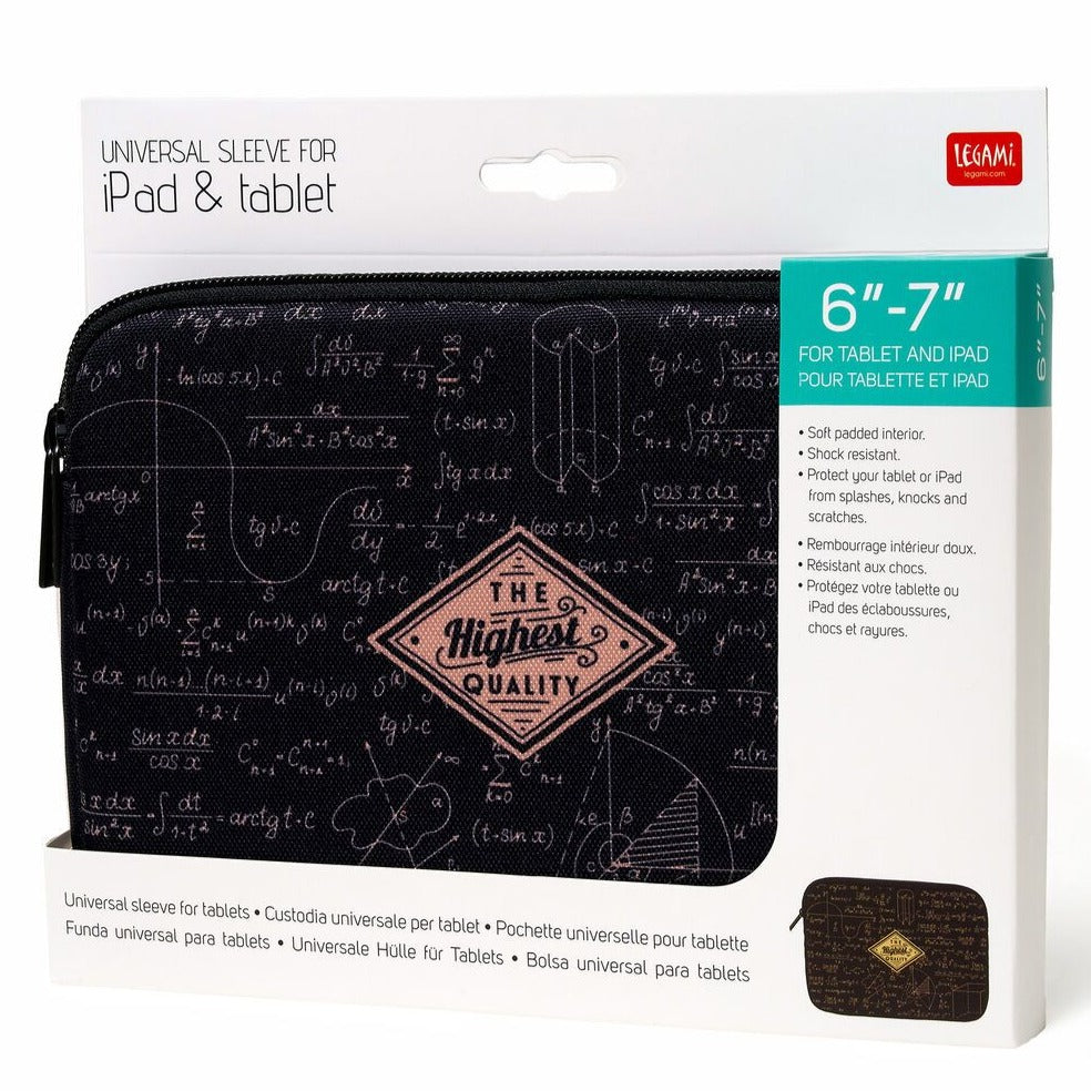 Legami Mini Tablet Sleeve Maths