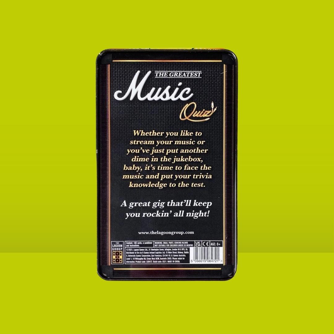 Music Quiz Tin University Games by Weirs of Baggot Street