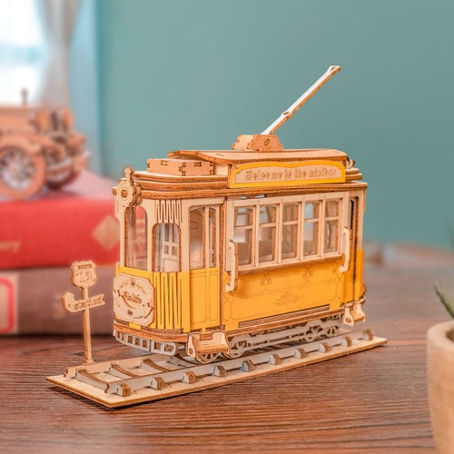 Robotime Tramcar | Gifts for Him by Weirs of Baggot St