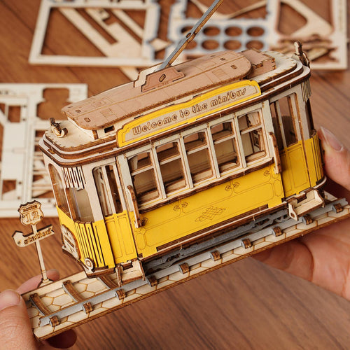 Robotime Tramcar | Gifts for Him by Weirs of Baggot St