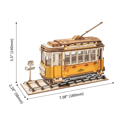 Robotime Tramcar | Gifts for Him by Weirs of Baggot St