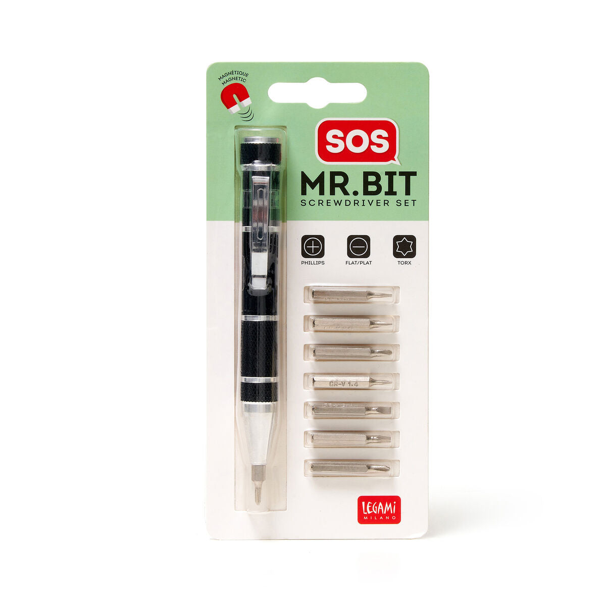 Tech | Legami Screwdriver - SOS Mr Bit Kit by Weirs of Baggot St