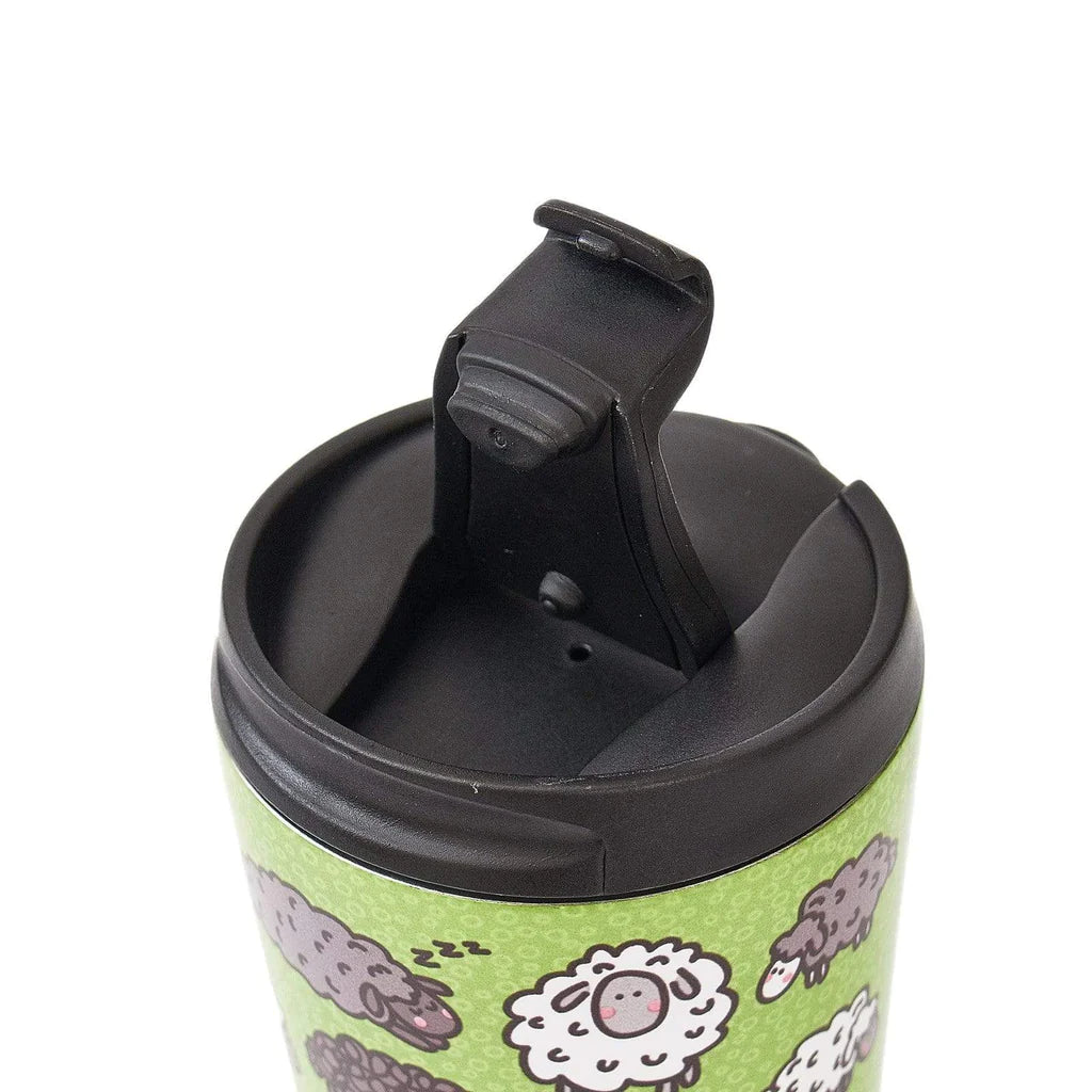 Sustainable Living | Eco Chic Green Cute Sheep Thermal Coffee Cup by Weirs of Baggot Street