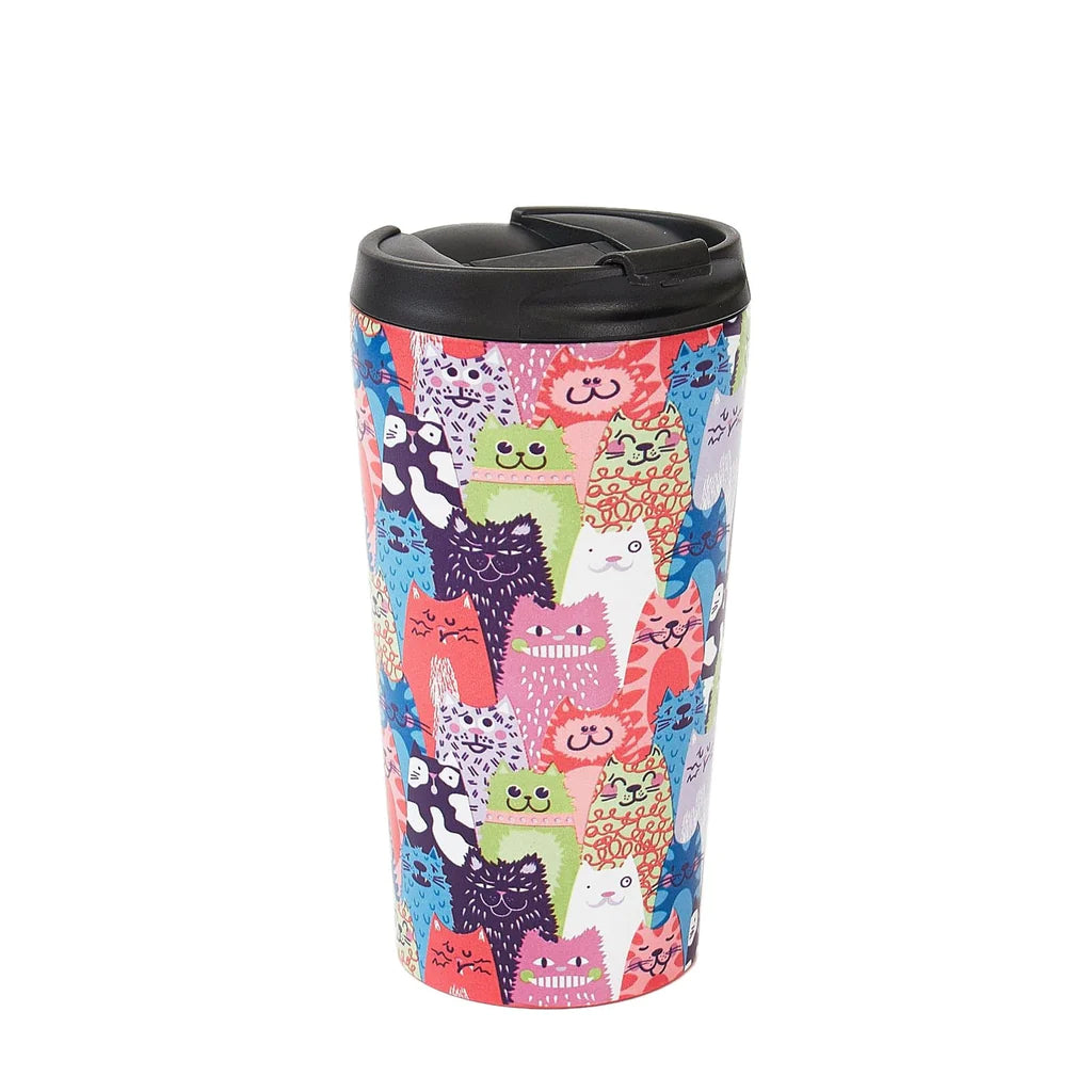 Sustainable Living | Eco Chic Multiple Stacking Cats Thermal Coffee Cup by Weirs of Baggot Street