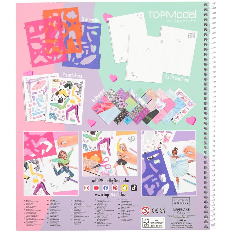 Bubs & Kids | TOPModel DANCE Colouring Book by Weirs of Baggot Street