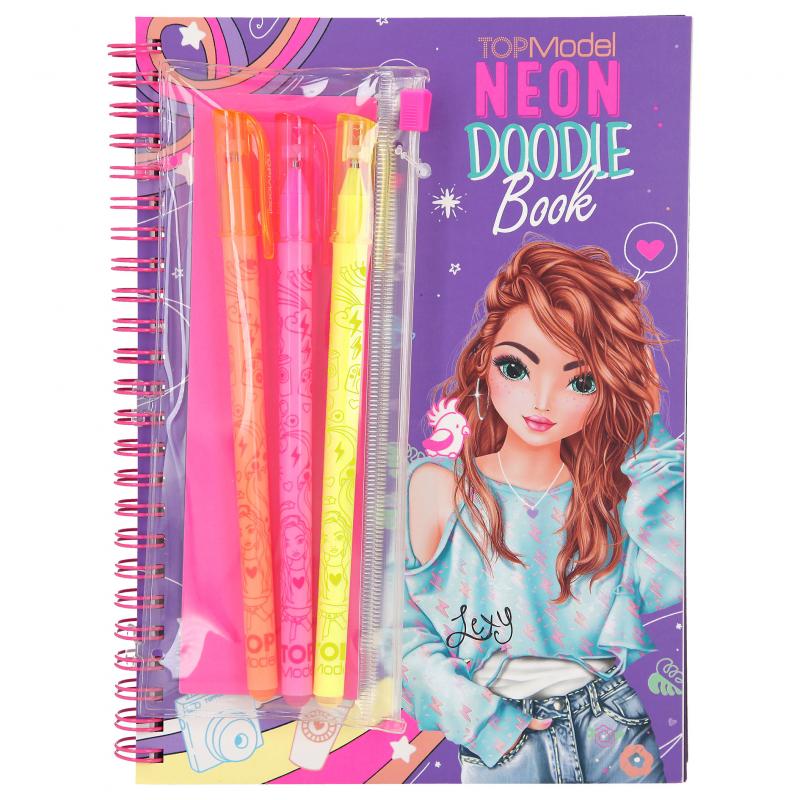 Bubs & Kids | TOPModel Neon Doodle Book With Neon Pen Set by Weirs of Baggot Street