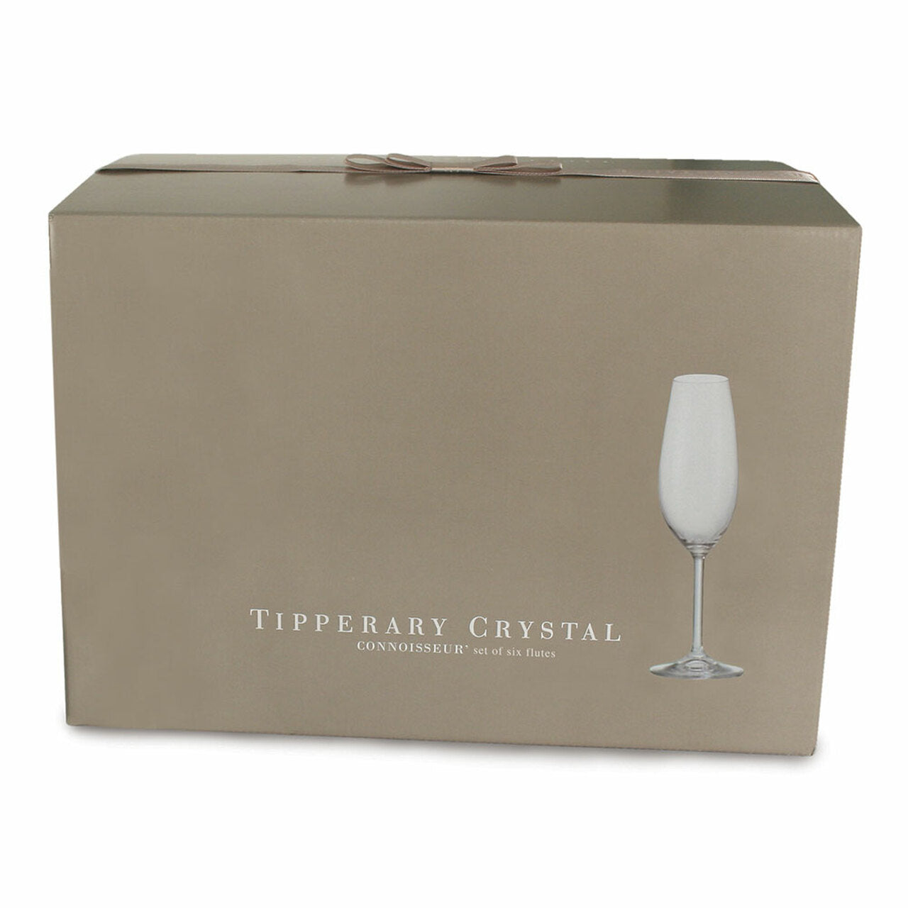 Tipperary Crystal Connoisseur Set of 6 Champagne Flute 220ml