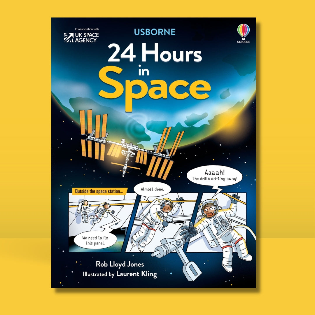 Usborne 24 Hours in Space - Little Bookworms by Weirs of Baggot Street