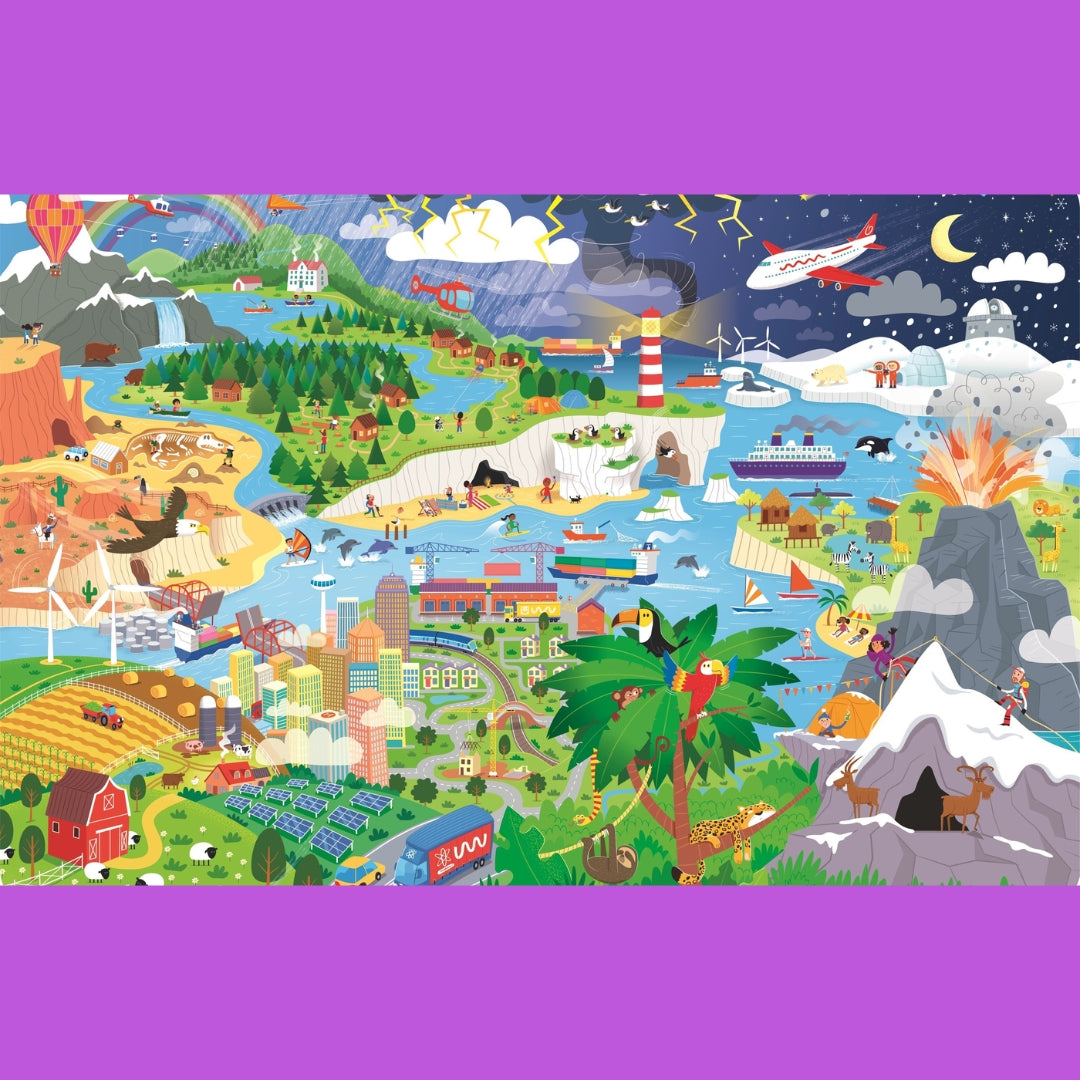 Usborne Book & Jigsaw: Planet Earth 300 piece - Little Bookworms by Weirs of Baggot Street