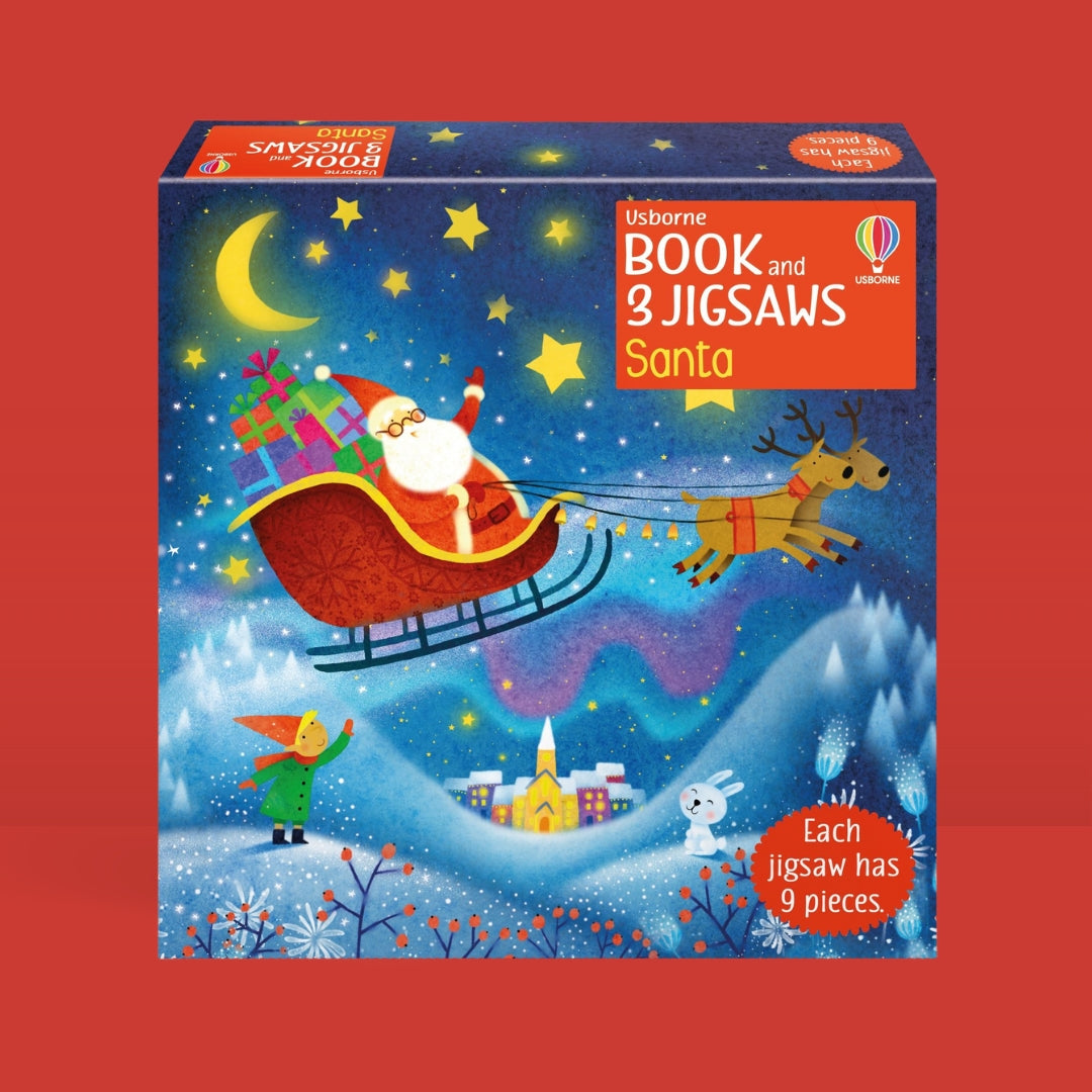 Usborne Book & Jigsaw: Santa - Little Bookworms by Weirs of Baggot Street