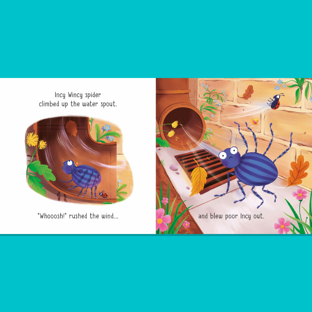 Usborne Little Board Books: Incy Wincy Spider - Little Bookworms by Weirs of Baggot Street
