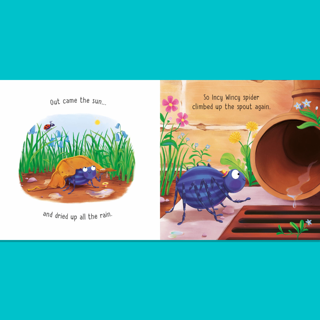 Usborne Little Board Books: Incy Wincy Spider - Little Bookworms by Weirs of Baggot Street