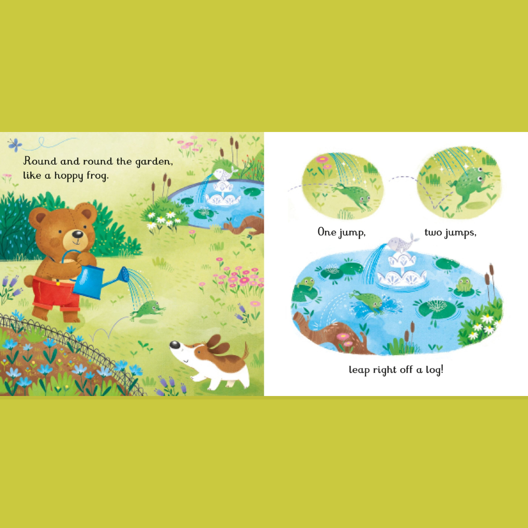 Usborne Little Board Books: Round and Round the Garden - Little Bookworms by Weirs of Baggot Street