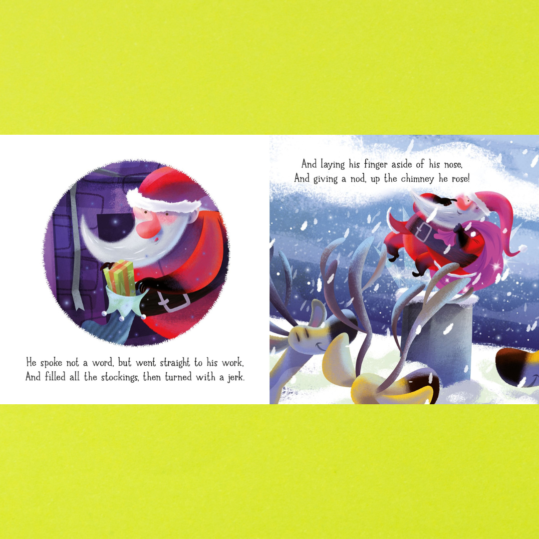 Usborne Little Board Books_ Twas the Night Before Christmas - Little Bookworms by Weirs of Baggot Street