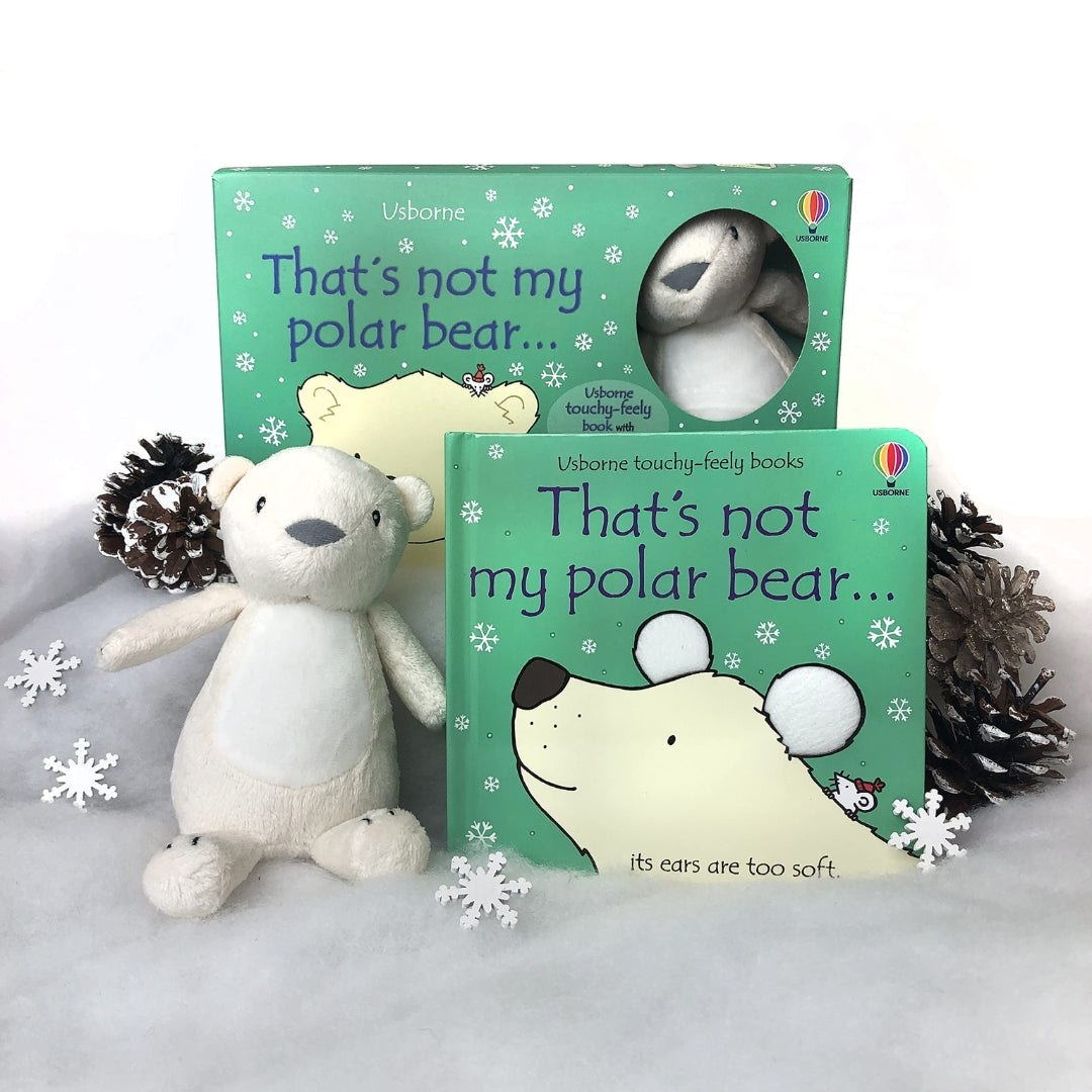 Usborne That's not my polar bear... book and soft toy - Little Bookworms by Weirs of Baggot Street