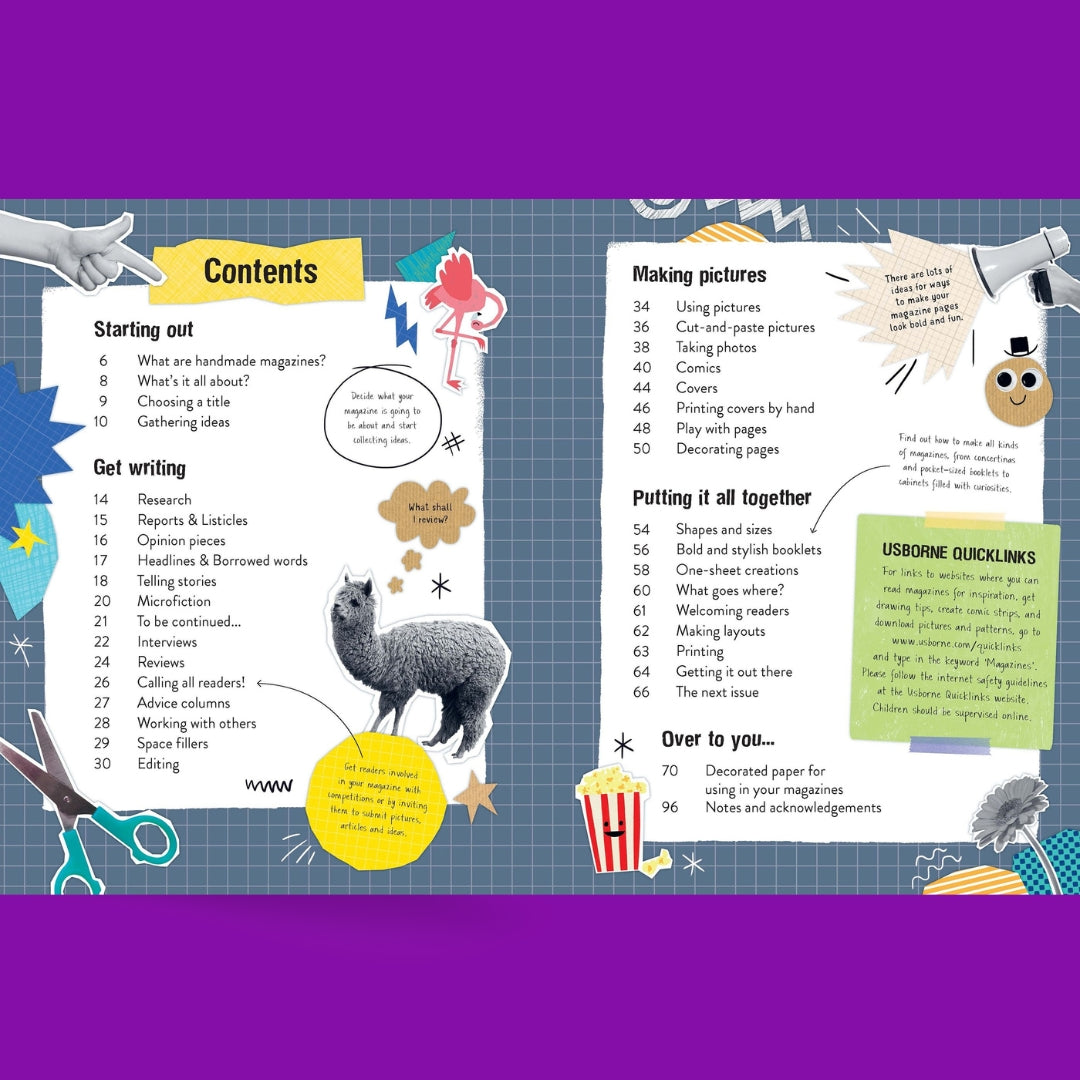 Usborne Write and Design Your Own Magazines - Little Bookworms by Weirs of Baggot Street