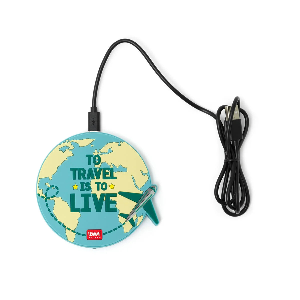 Fab Gifts | Legami Superfast Wireless Charger Blue by Weirs of Baggot Street