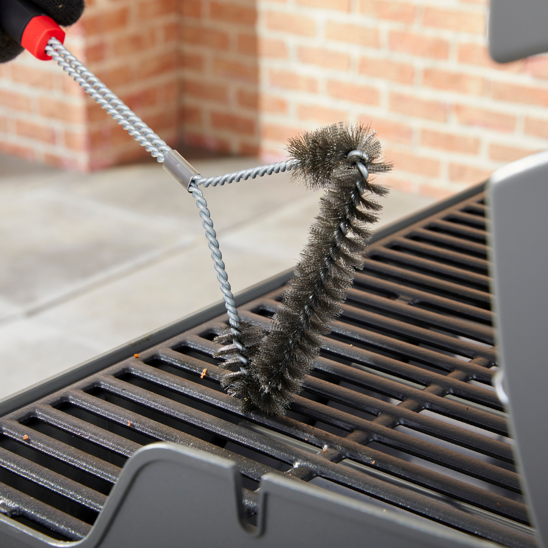 BBQ Collection | Weber Three-Sided Grill Brush 46cm Weirs of Baggot St