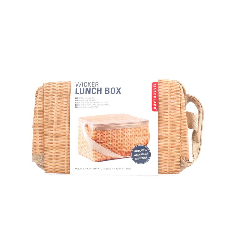 Gifts | Kikkerland | Wicker Lunch Box by Weirs of Baggot St by Weirs of Baggot St