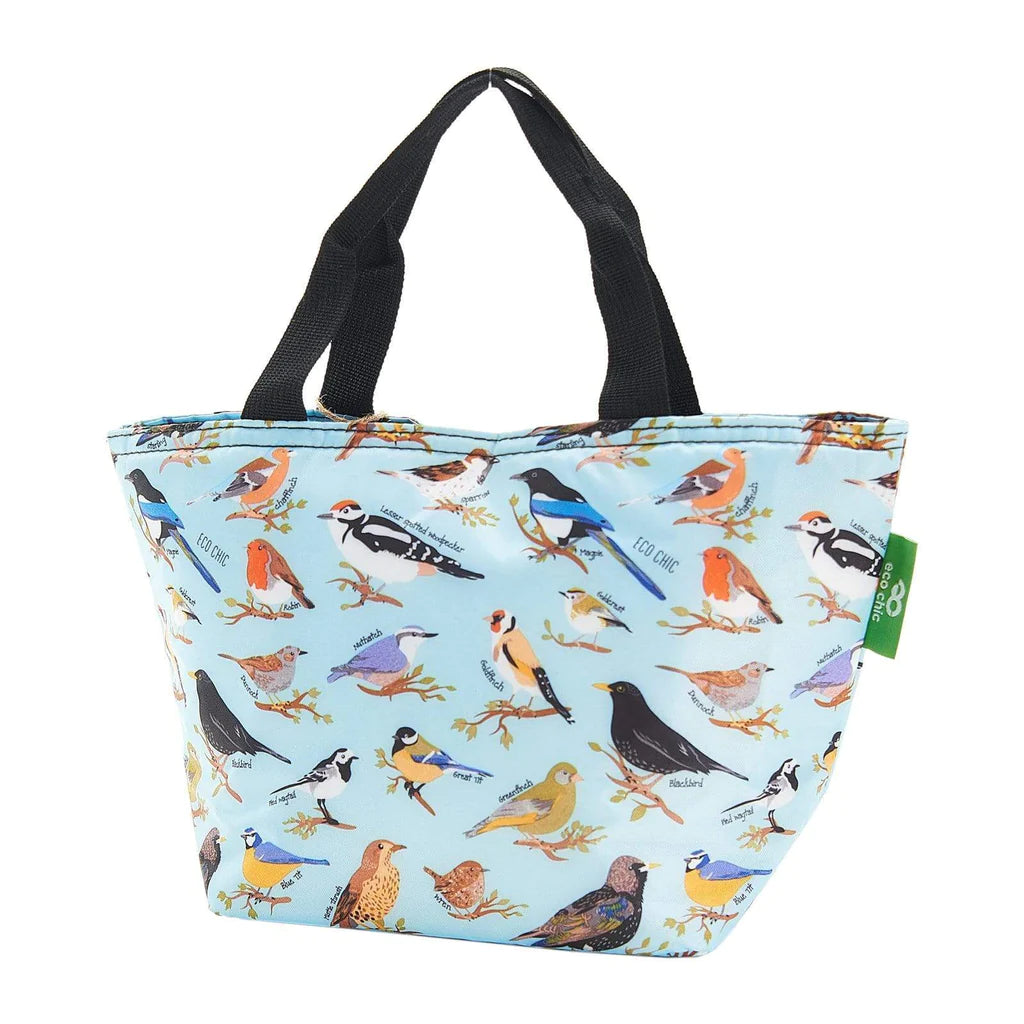 Sustainable Living | Eco Chic Blue Wild Birds Lunch Bag by Weirs of Baggot Street