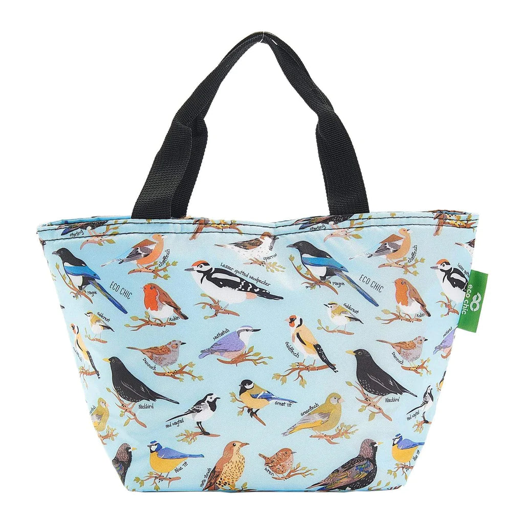 Sustainable Living | Eco Chic Blue Wild Birds Lunch Bag by Weirs of Baggot Street