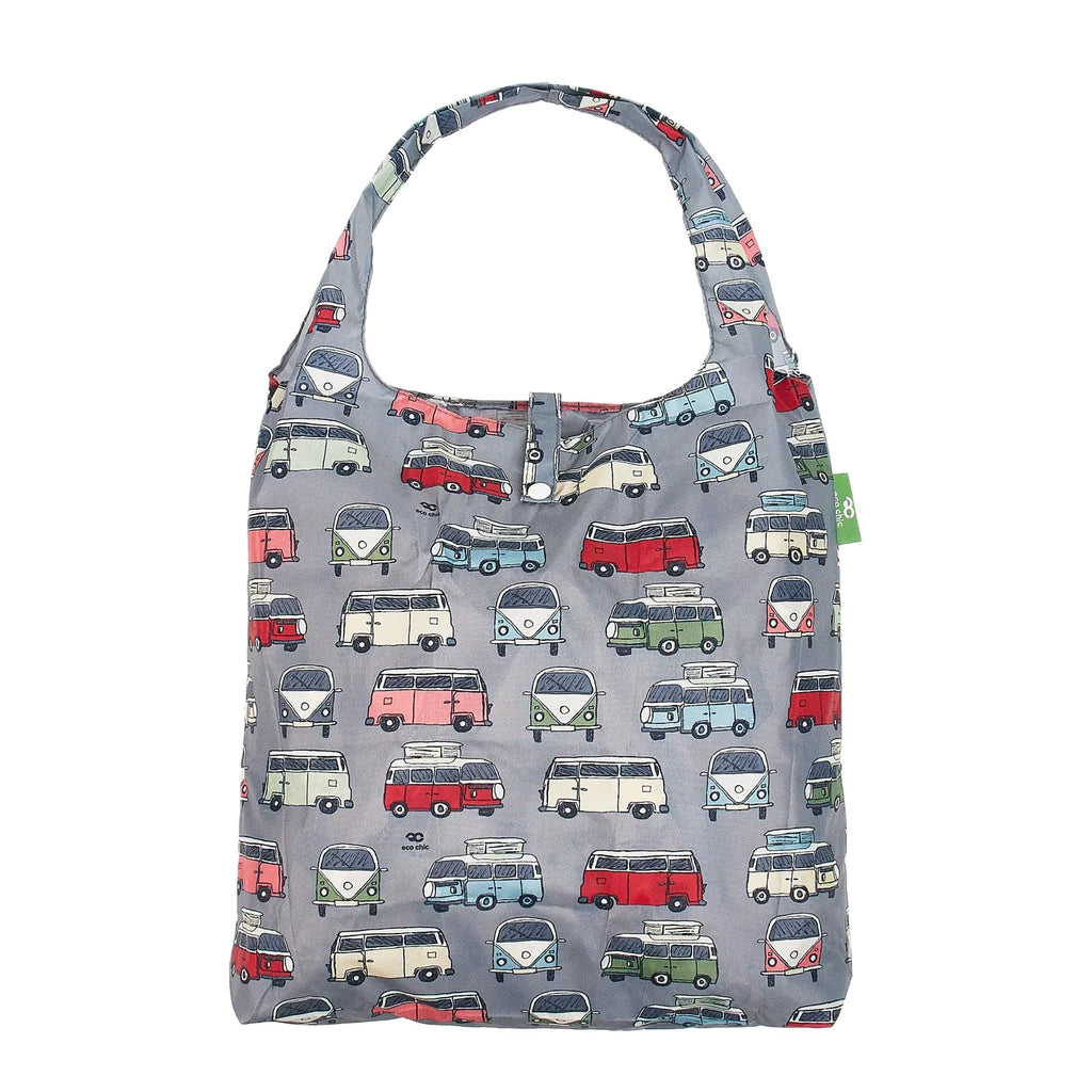 Sustainable Living | Eco Chic Grey Campervan Shopper by Weirs of Baggot Street