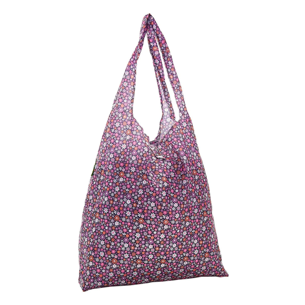 Sustainable Living | Eco Chic Purple Ditsy Shopper by Weirs of Baggot Street