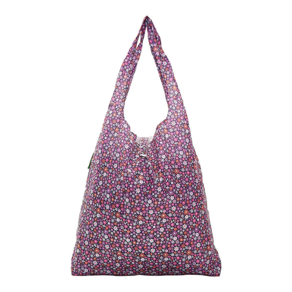 Sustainable Living | Eco Chic Purple Ditsy Shopper by Weirs of Baggot Street