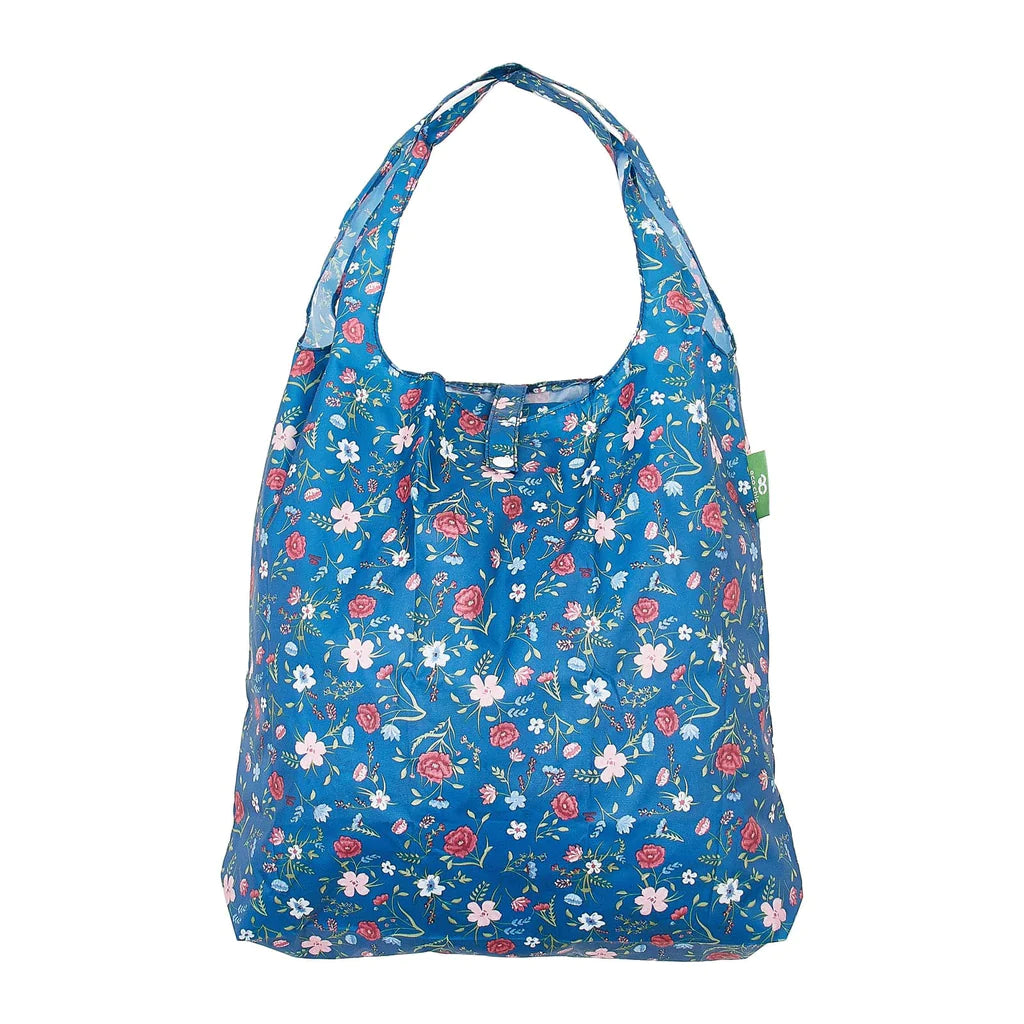 Sustainable Living | Eco Chic Navy Floral Shopper by Weirs of Baggot Street